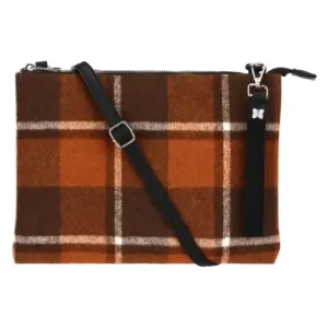 Busta/borsa in tartan chiaro, grande