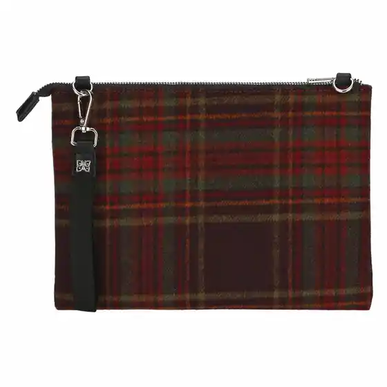 Busta/borsa in tartan scuro, grande Thun - immagine 2