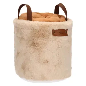 Set cesto e plaid, caramello - Thun