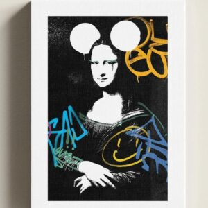 Tela Iconize Yourself La Monnalisa 70x100 - Indipendent Republic