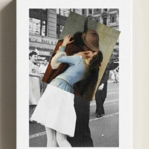 Tela Love Not War 50x70 (Il Bacio di Hayez)- Indipendent Republic