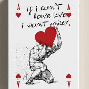 Tela Love or Power 50X70 - Indipendent Republic