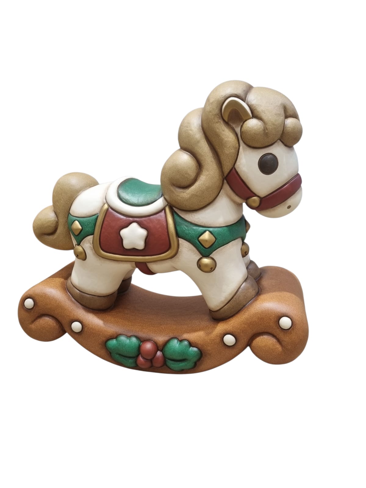 Cavallo a dondolo in ceramica grande, Thun - immagine 3