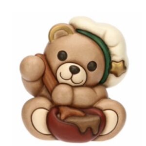 Teddy chef in ceramica, medio Thun