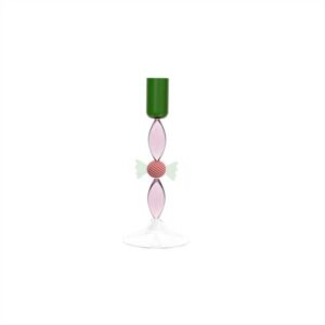 Candeliere caramella verde/rosso - Collezione Schiaccianoci - Ichendorf Milano