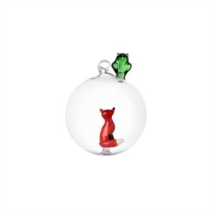Palla di Natale rana & volpe rossa