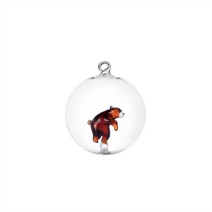 Palla di Natale da appendere o da appoggo  orso bruno - Ichendorf