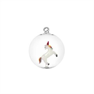 Palla di Natale da appendere con Unicorno - Ichendorf