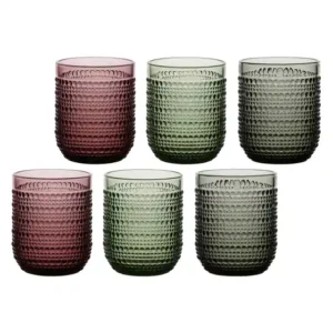 Set 6 bicchieri colorati con pallini, Thun