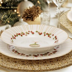 Set Piatti decoro Natalizio per 6 persone-18Pezzi Lamart PALAIS ROYAL