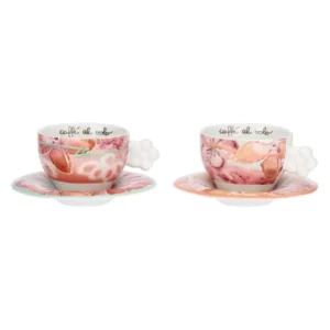 Set 2 tazze in porcellana Bloomia medie Thun