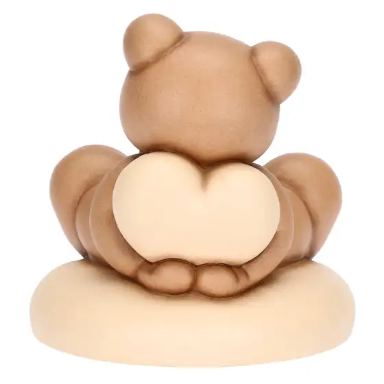 Carillon Teddy fiocco verde e cuore Thun - immagine 2