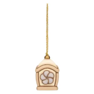 Lanterna con fiore in ceramica Thun