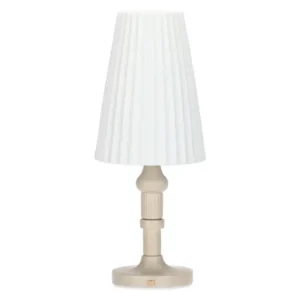 Lampada in porcellana, marrone e bianca thun