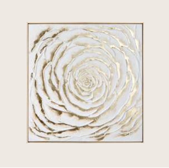 L'Oca Nera - Quadro con cornice 100x100