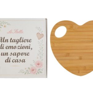 Bomboniera Tagliere forma cuore - Le Stelle