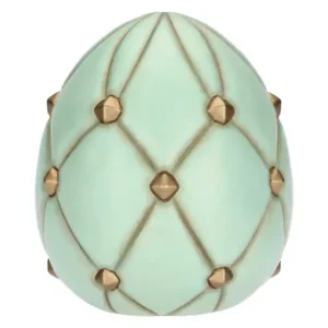 Uovo decorativo in ceramica Incanto di Pasqua, azzurro - Thun