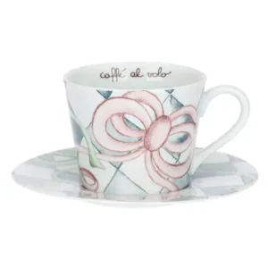 Tazza colazione con piattino in porcellana Incanto di Pasqua - Thun
