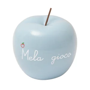 Mela in Porcellana Celeste Palais Royal – Collezione "Raccontamela" - Variante "Mela Gioco"
