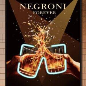 Quadro LED Palais Royal - "Negroni Forever"
