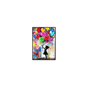Quadro LED Palais Royal "Glossy Balloon" – Pannello Decorativo Extralucido 60x80 cm