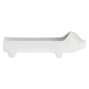 La Porcellana Bianca - Portasalame in porcellana 27,5x6cm