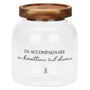La Porcellana Bianca - Barattolo Tisana, I Garbati - Vetro Borosilicato, 800 ml