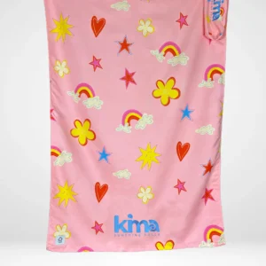 Telo mare per bambini - Rosa arcobaleno