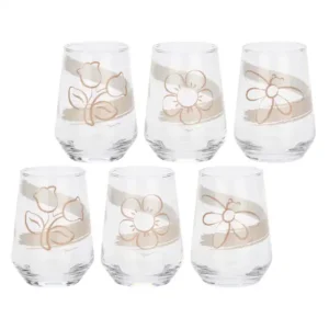 Set 6 bicchieri in vetro, Elegance Thun