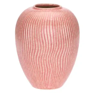 Vaso Anfora media rigata rosa, Eleganza Esotica Thun