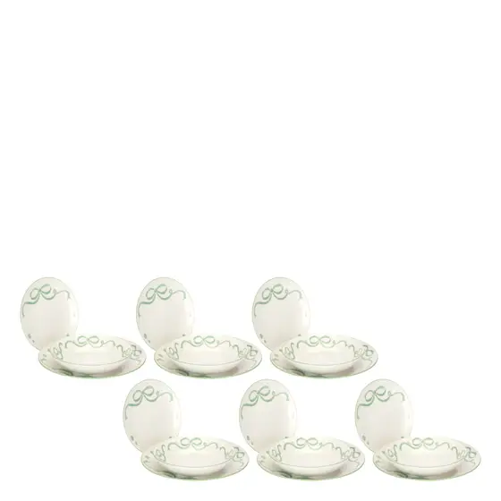 Set Piatti 18 pezzi con Fiocco Thun