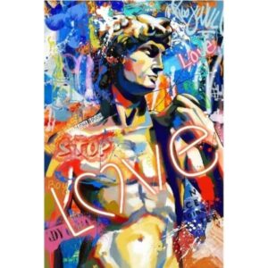 Palais Royal - Quadro Canvas LED – David "Love" Urban Pop Art 60x90