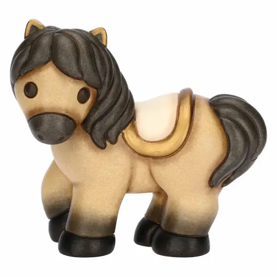 Cavallo Isabella in ceramica, medio Thun